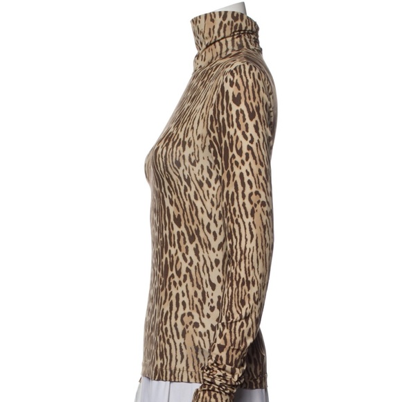 Zimmermann animal print zebra turtleneck top - NWOT - Picture 2 of 7